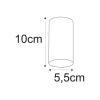 Lampa sufitowa tuba biała GU10 wymiary