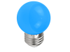 spectrum LED niebieska żarówka E27 1W