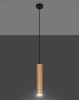 Lampa wisząca tuba drewniana LINO naturalne drewno