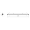 Lampa hermetyczna 120 cm IP65 Tri-Proof Premium 40W 4000K