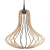 Lampa wisząca skandynawska drewniana ELZA