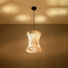 Lampa wisząca z drewna skandynawska ORIANA