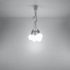 Lampa żarówki na kablu biała DIEGO 5xE27