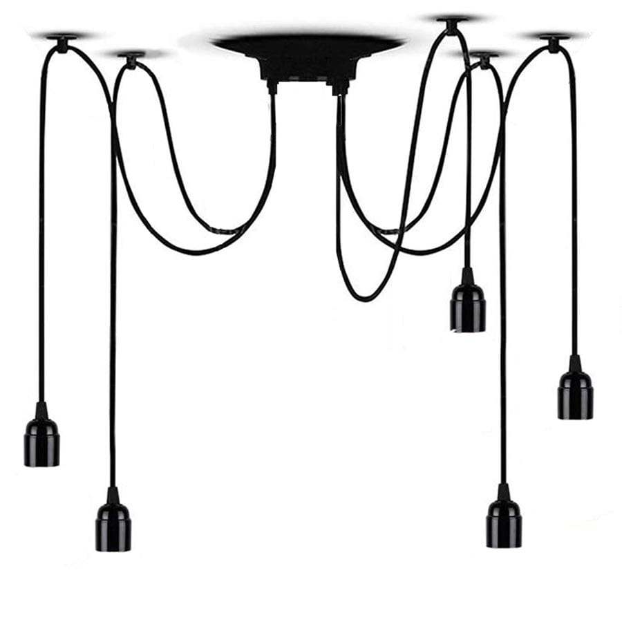 Lampa wisząca pająk  5 opraw na E27