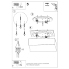 Plafon kwadratowy czarny E27 LED HORUS 25