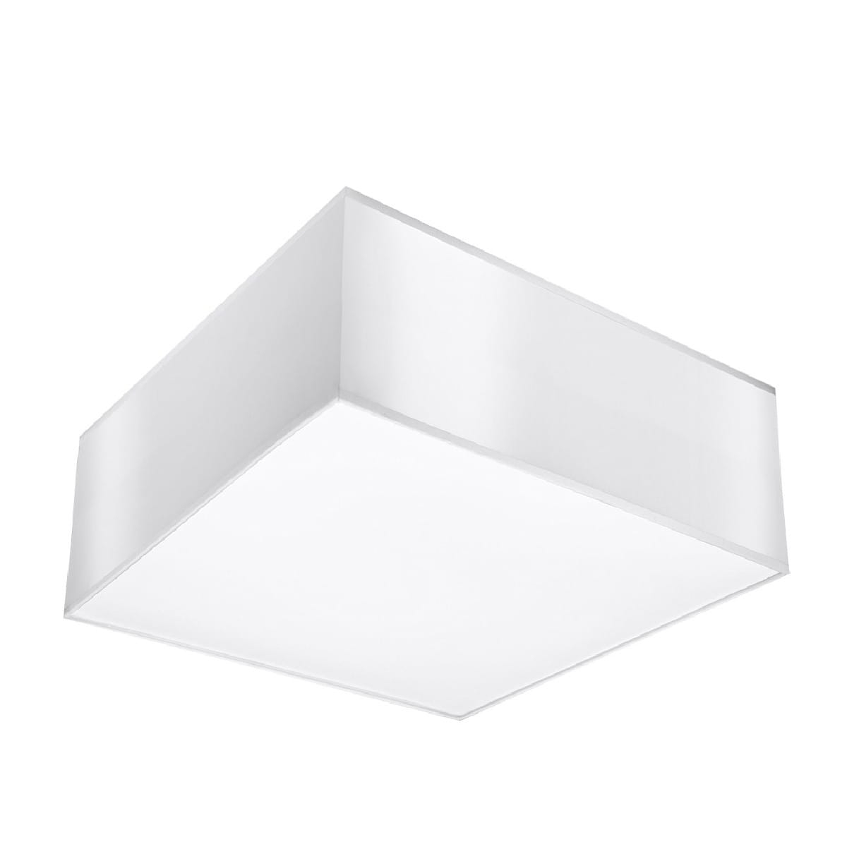 Plafon kwadratowy biały E27 LED HORUS 25