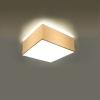 Plafon kwadratowy biały E27 LED HORUS 25