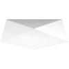 Plafon geometryczny biały sufitowy HEXA 45 cm