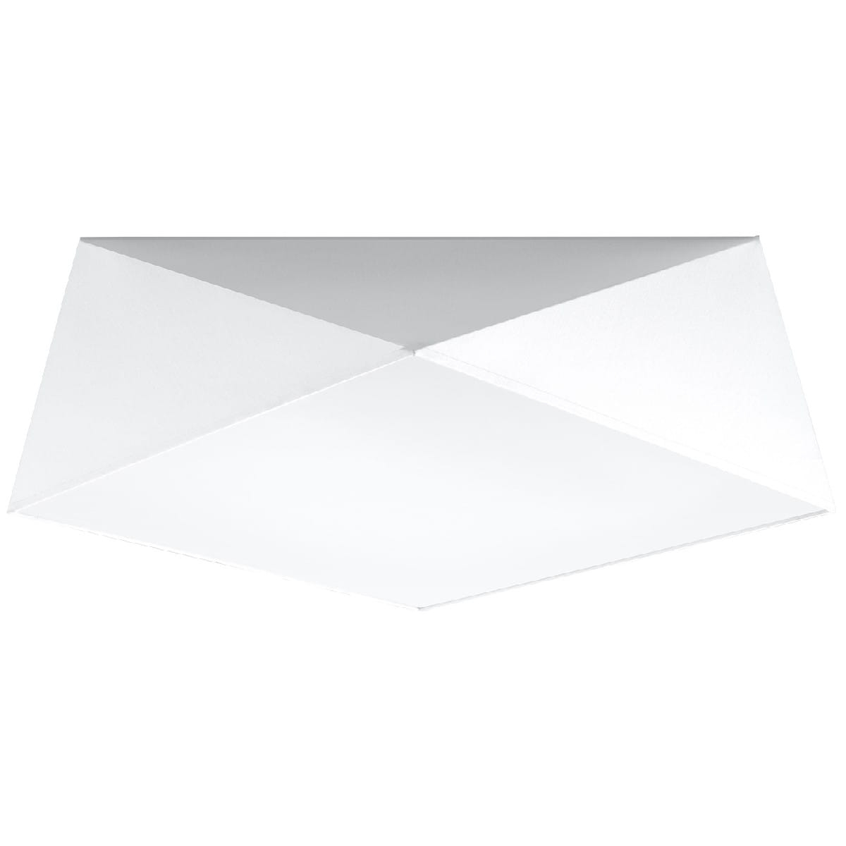 Plafon geometryczny biały sufitowy HEXA 45 cm