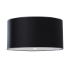Plafon LED 50 cm czarny okrągły OTTO