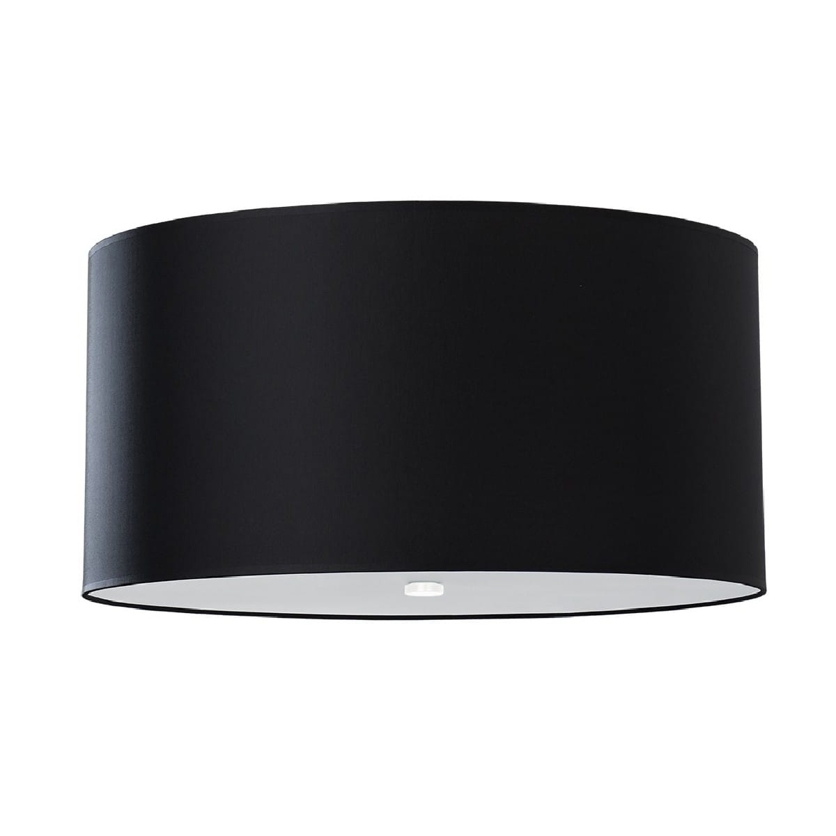 Plafon LED 50 cm czarny okrągły OTTO