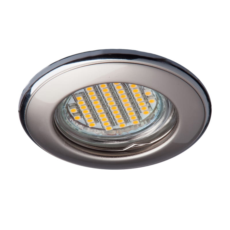 Oprawa halogenowa okrągła szary chrom