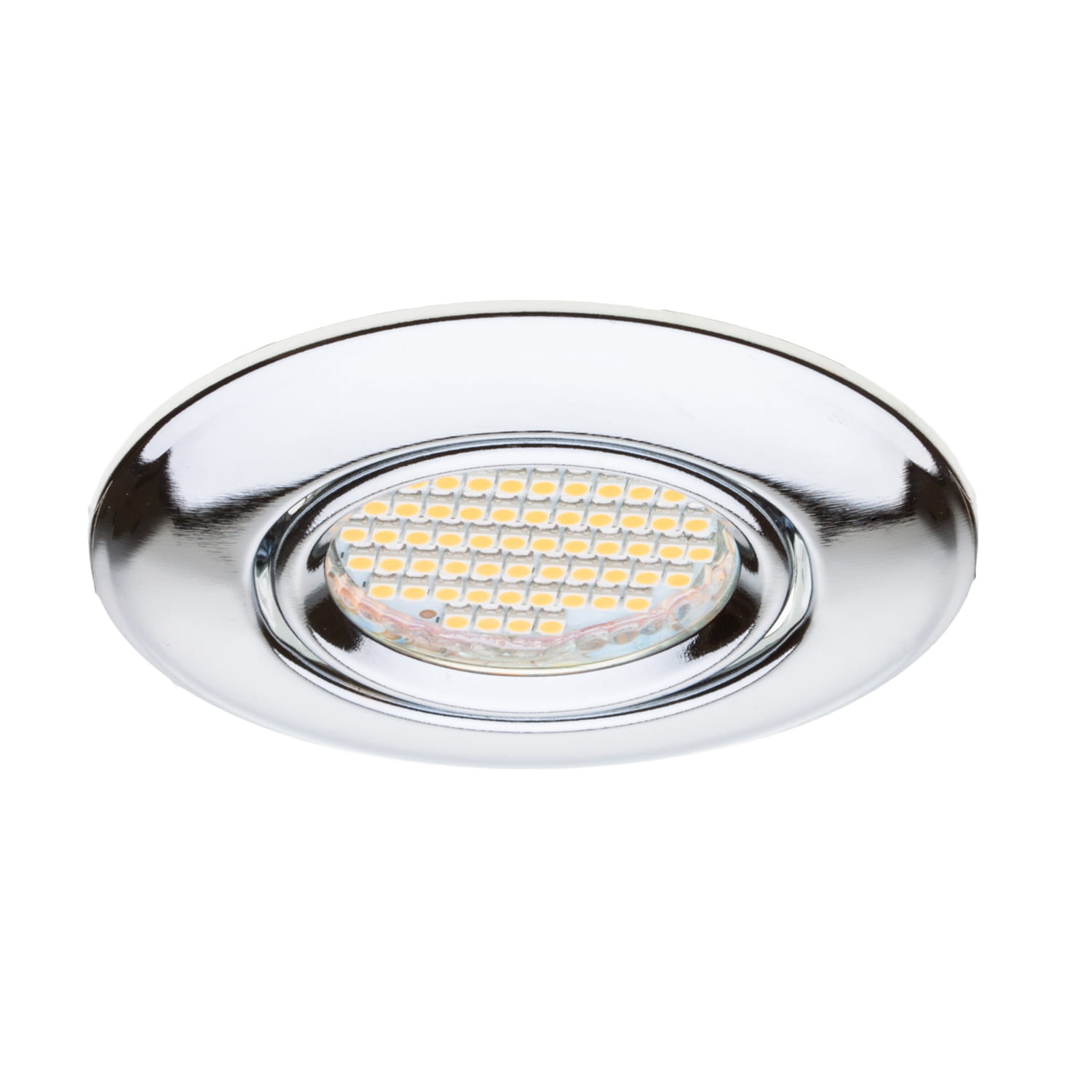 Oprawa halogenowa okrągła podtynkowa chrom