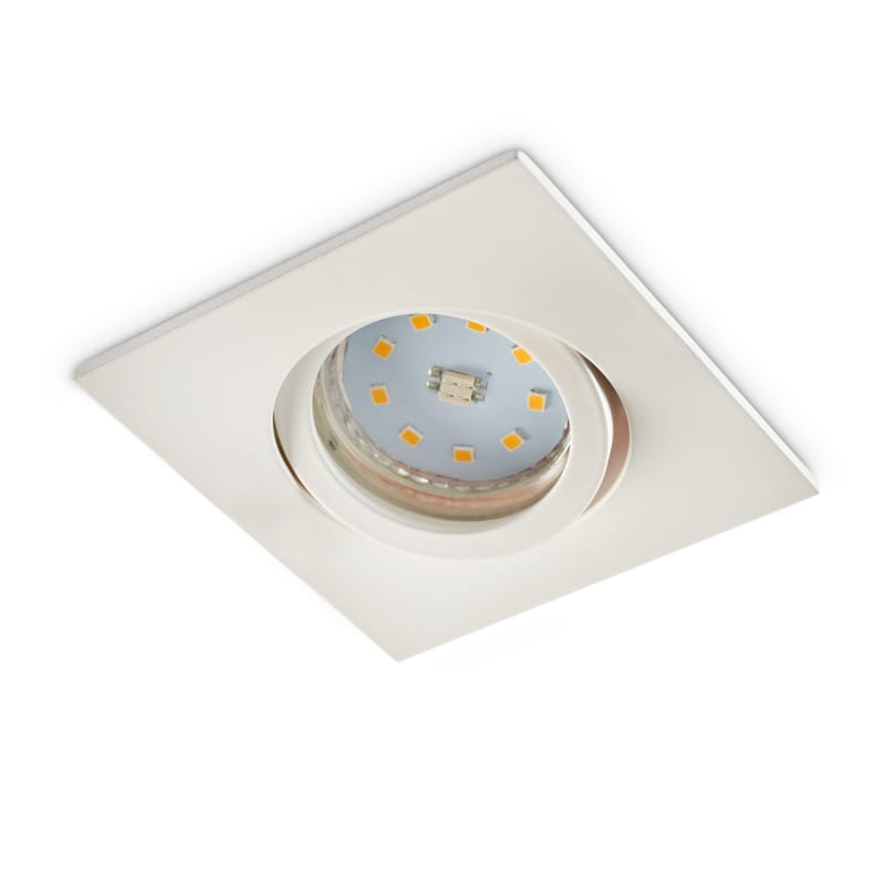 Oprawa halogenowa kwadratowa podtynkowa biała