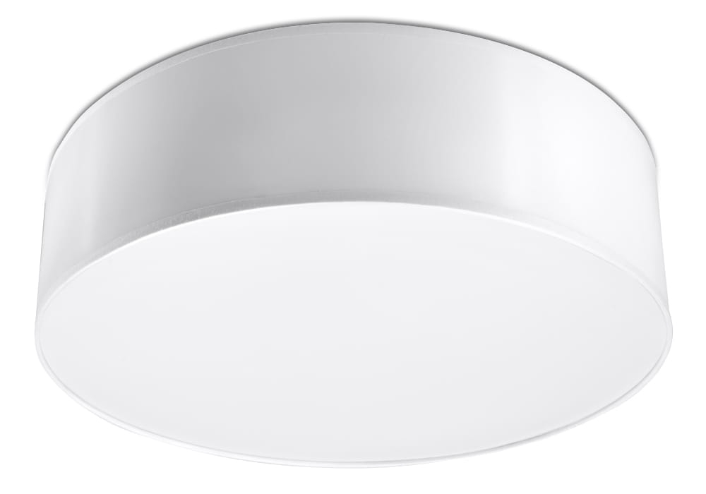 Plafon biały okrągły ARENA 35 cm 2xE27