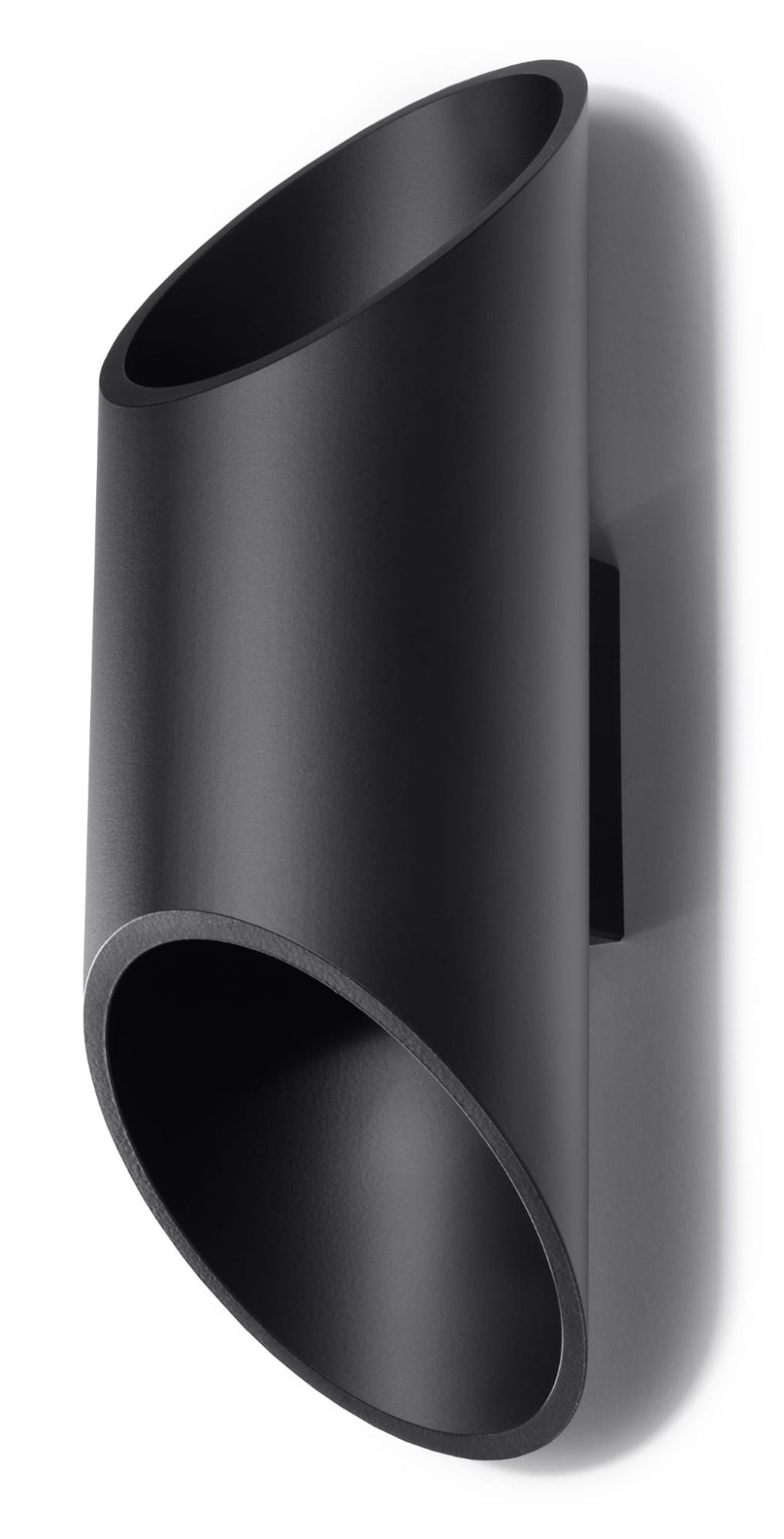 Kinkiet tuba góra dół czarny PENNE 30 cm