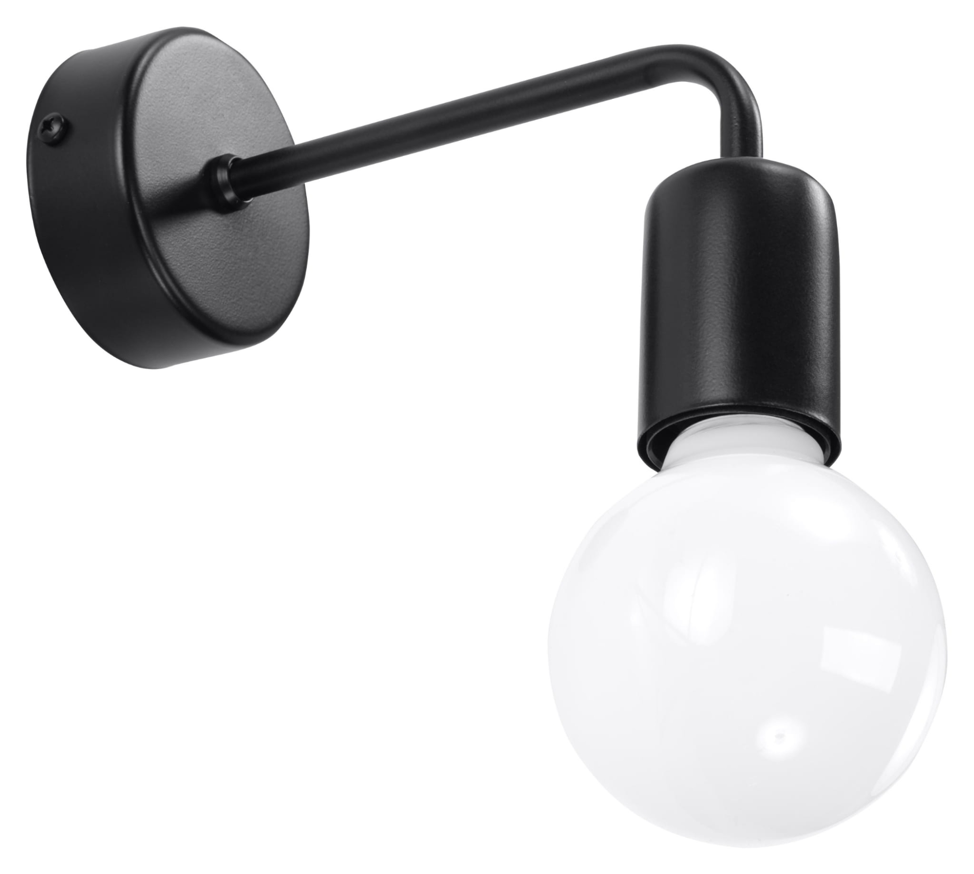 Kinkiet czarny loftowy DUOMO E27