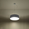 Lampa wisząca plafon szara ARENA 35 cm