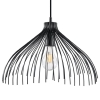 Lampa wisząca z drutu czarna UMB E27