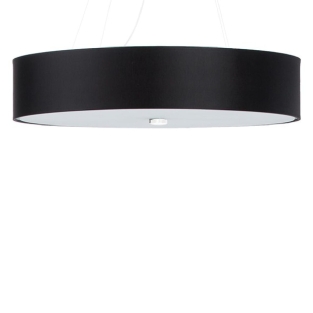 Lampa z abażurem wisząca czarna SKALA 60 cm