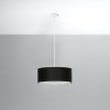 Lampa z abażurem wisząca czarna SKALA 30 cm