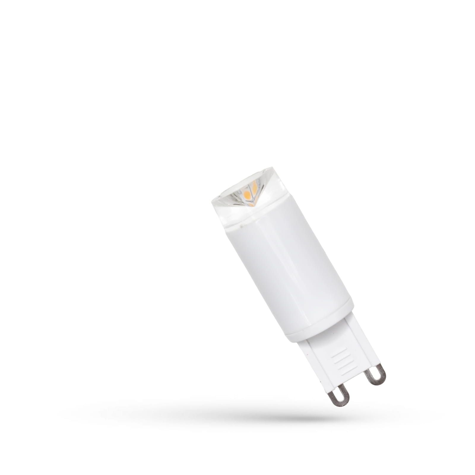 Żarówka LED G9 2.5W soczewka lens 6000K ciepła