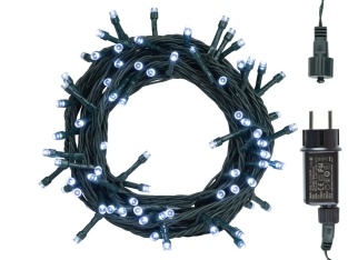 Girlanda ogrodowa 5m czarna + 10 żarówek RGB