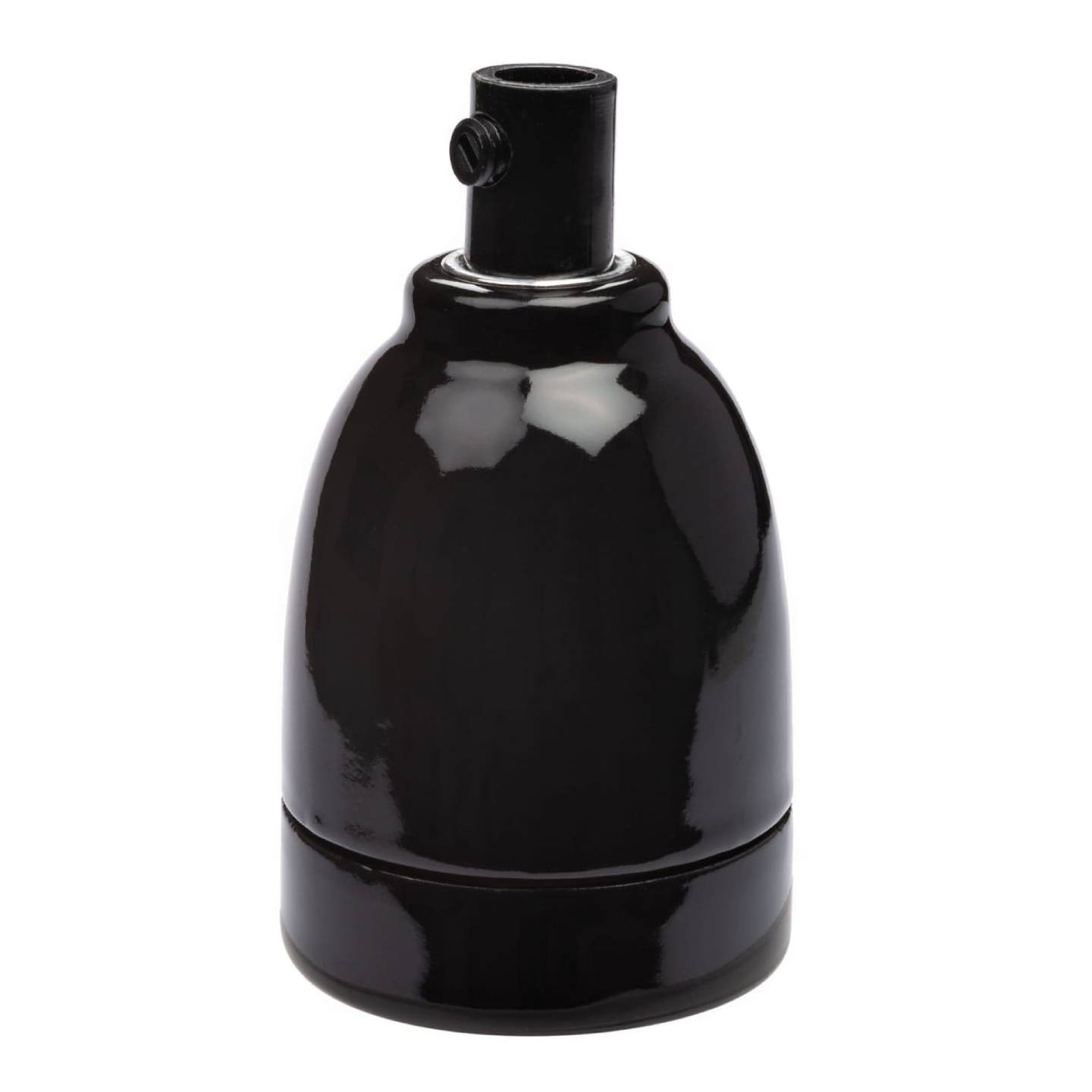 Oprawka ceramiczna E27 czarna