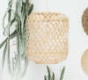 Lampa bambusowa wisząca BOHO 25cm DMT248