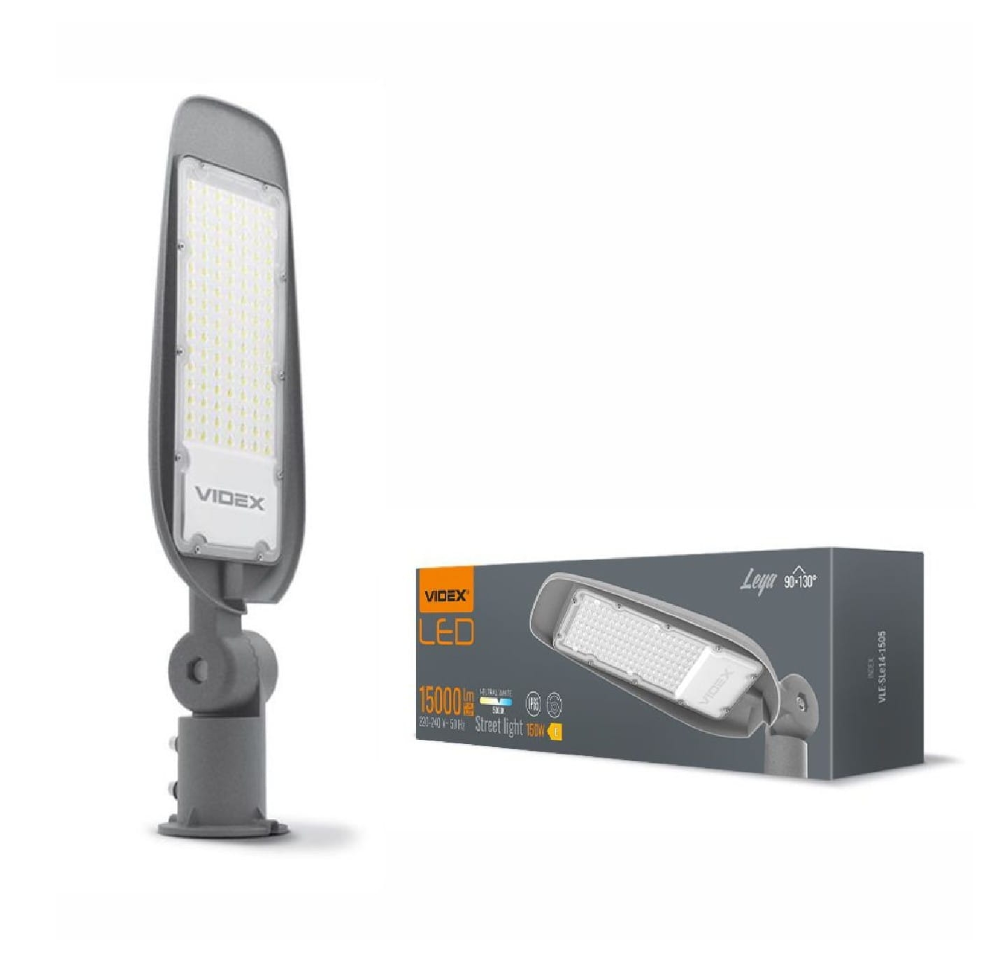 Lampa ledowa uliczna LEYA 150W 5000K IK07