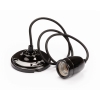 Podsufitka do lampy wiszącej ceramiczna czarna