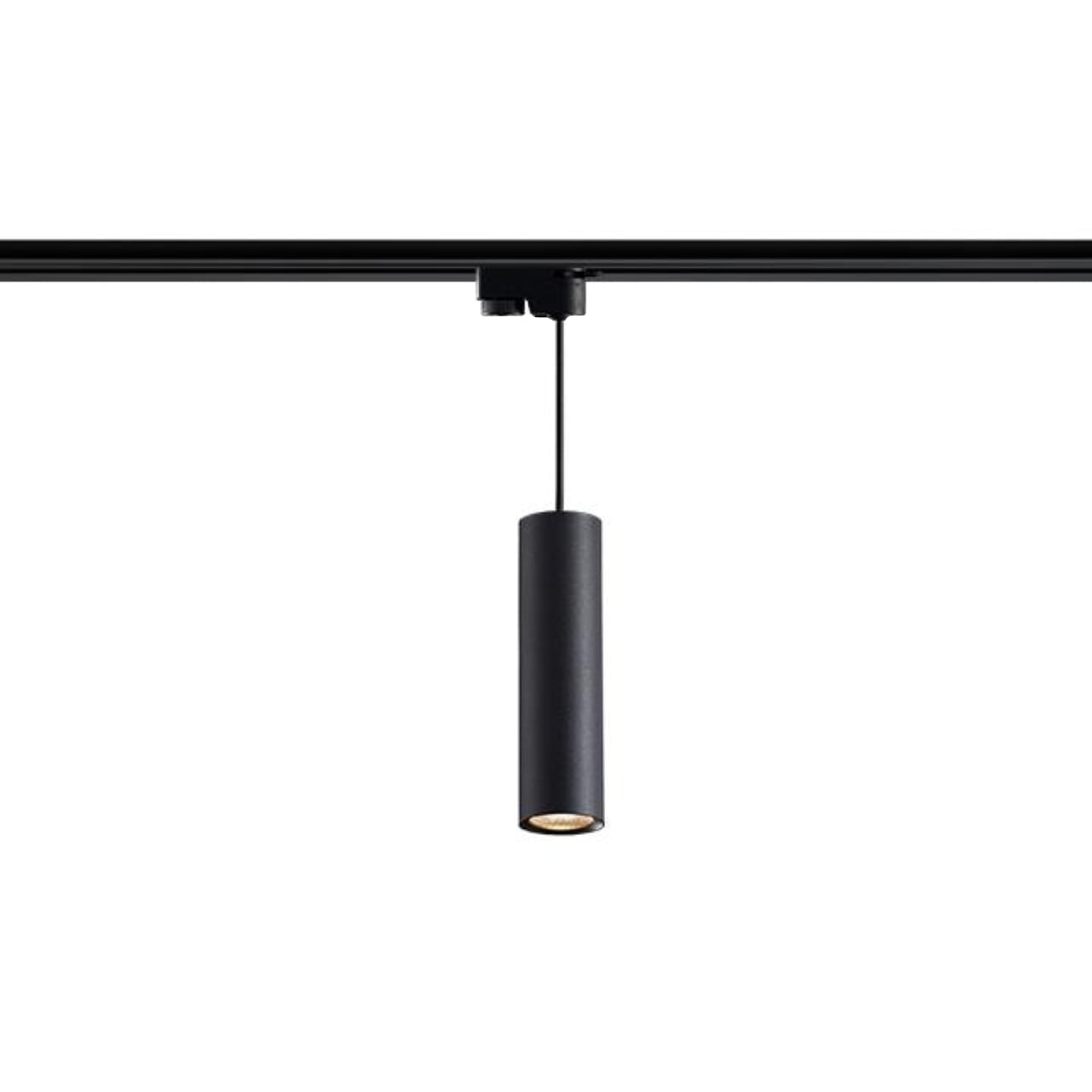 Lampa wisząca na szynoprzewód czarna 20cm IDAR