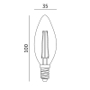 Żarówka FILAMENT LED E14 4W 3000K.jpg
