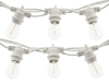 biała girlanda z żarówkami zestaw