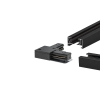 Łącznik kątowy czarny do szynoprzewodów 1-fazowych