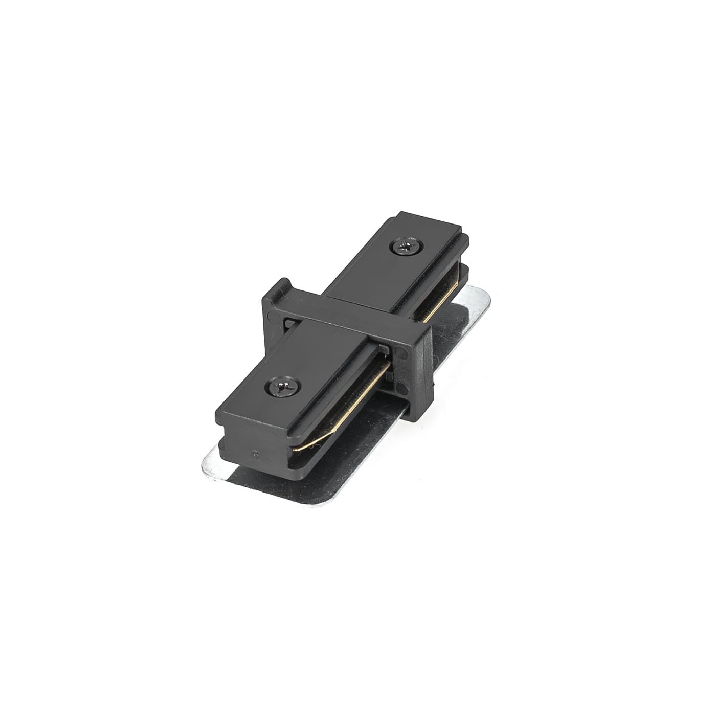 Łącznik liniowy czarny do szynoprzewodów 1-fazowych