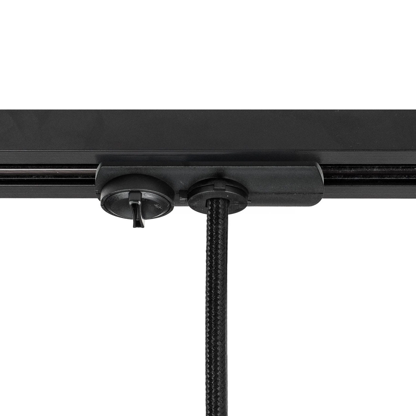 Adapter slim czarny do szynoprzewodów 1-fazowych