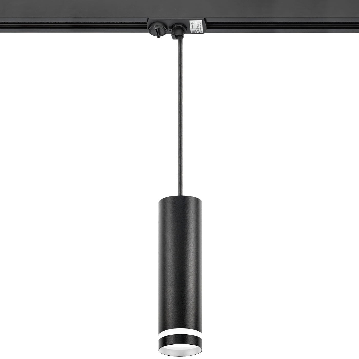 Oprawa TUBO RING czarna do szynoprzewodu 1-fazowego