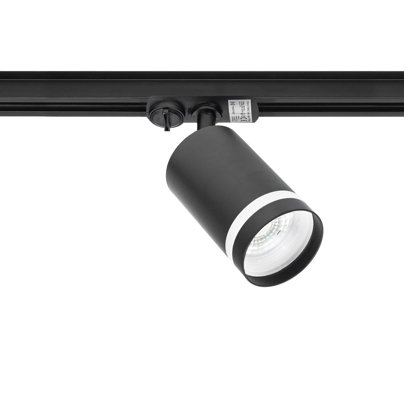 Oprawa PIVOT RING czarna do szynoprzewodu 1-fazowego