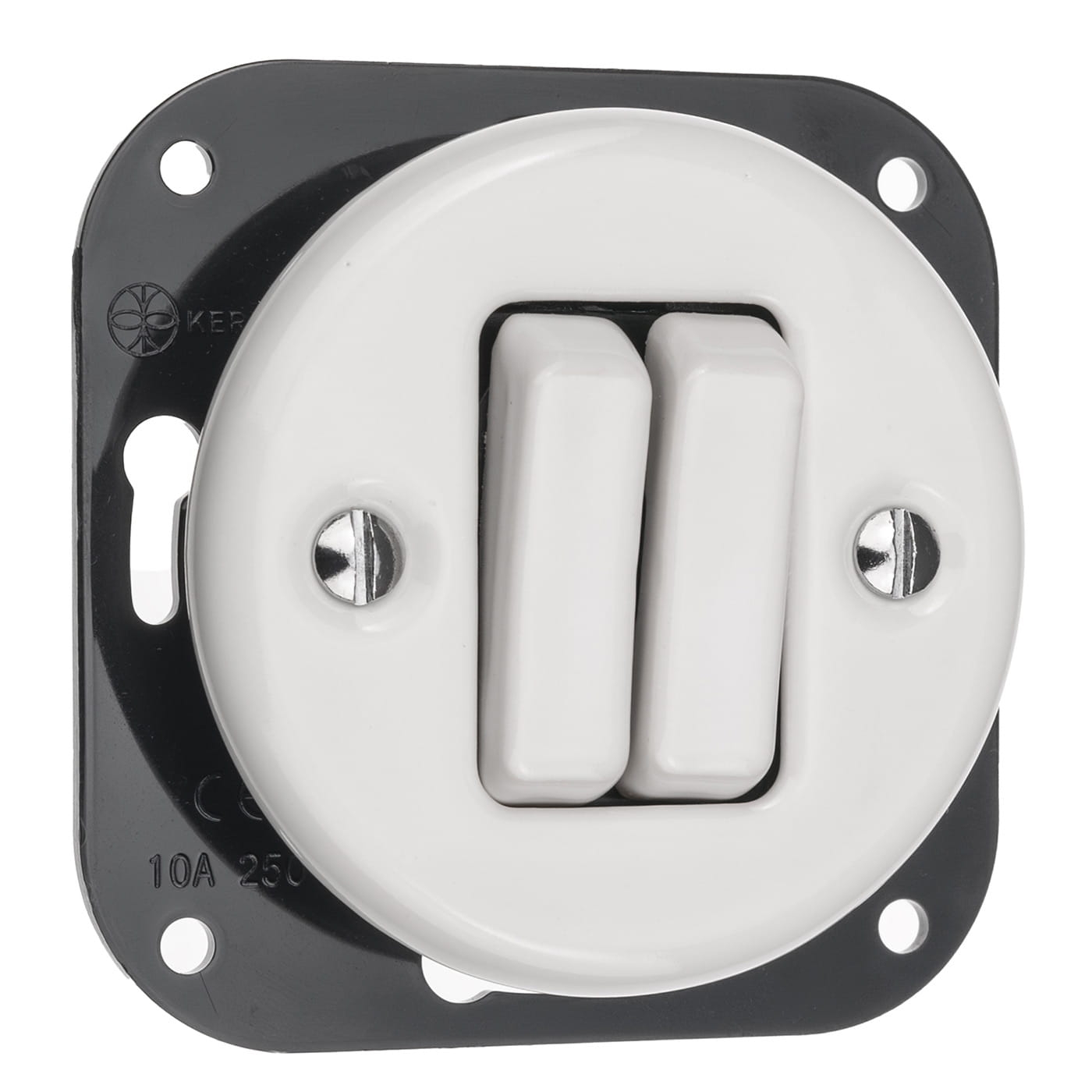 Przycisk-do-rolet-ceramiczny-podwójny-biały-do-ramki