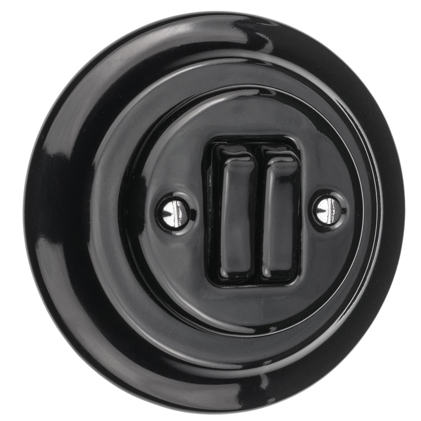 Włącznik-retro-czarny-podwójny-z-ramką