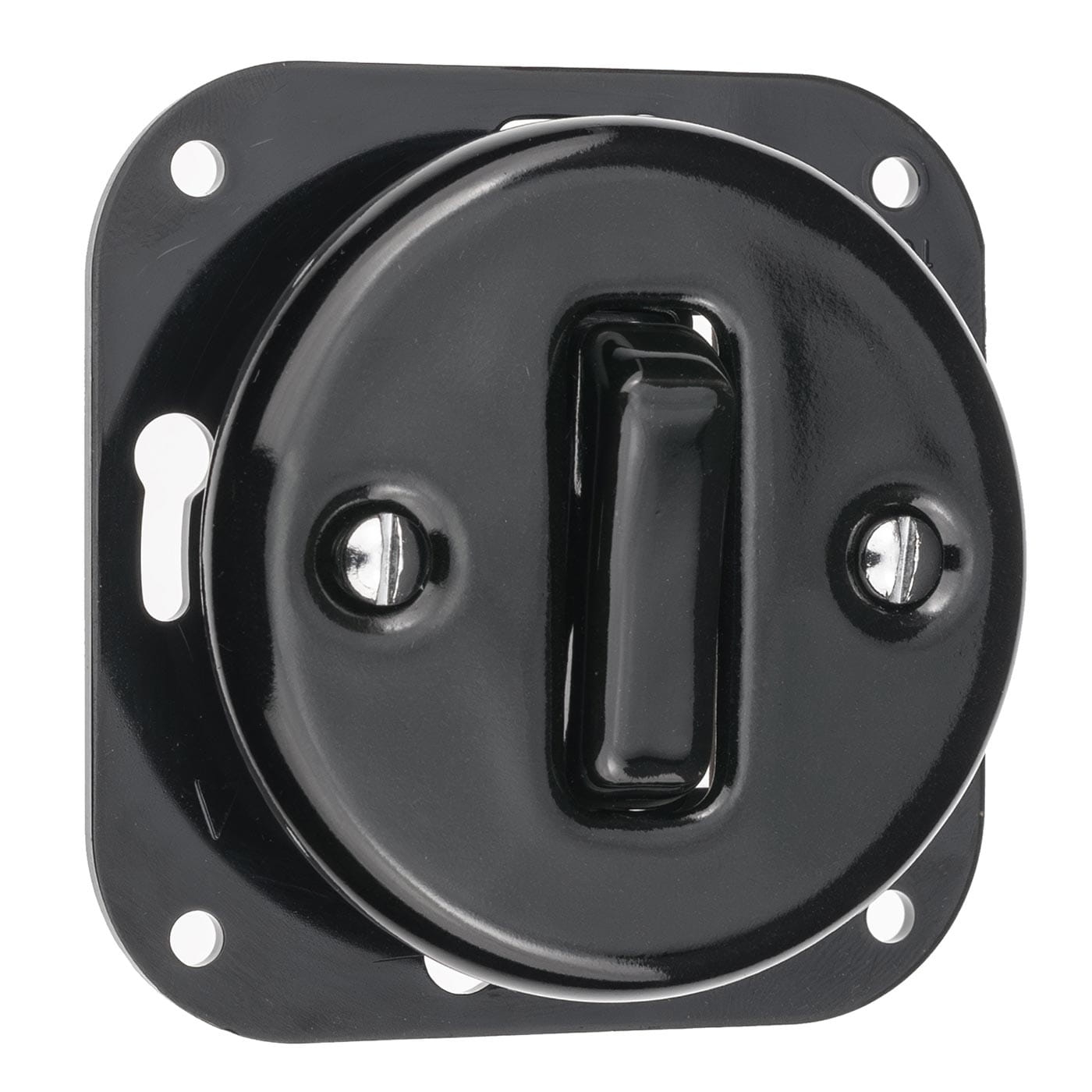 Włącznik-światła-ceramiczny-pojedynczy-czarny-podtynkowy-do-ramki