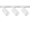 Lampy na szynie Zestaw 3 x lampa PIVOT biała + szyna 1,5m Premium 1-fazowe