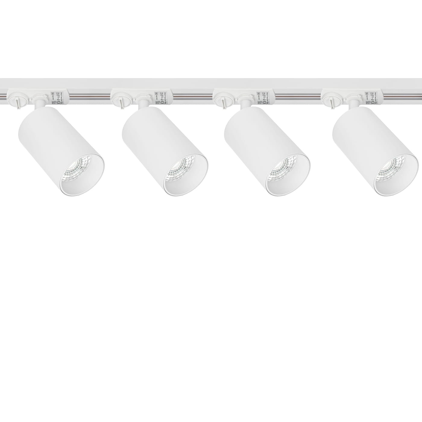 Szynoprzewód z zasilaniem środkowym Zestaw 4 x Oprawa + 2 x szyna 1m 1-fazowy