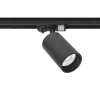 Lampy na szynie Zestaw 3 x lampa PIVOT czarna + szyna 1,5m Premium 1-fazowe
