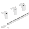 Lampy Szynowe 3 x Oprawa PIVOT MINI GU10 LED + szynoprzewód 1,5 m 1 fazowy