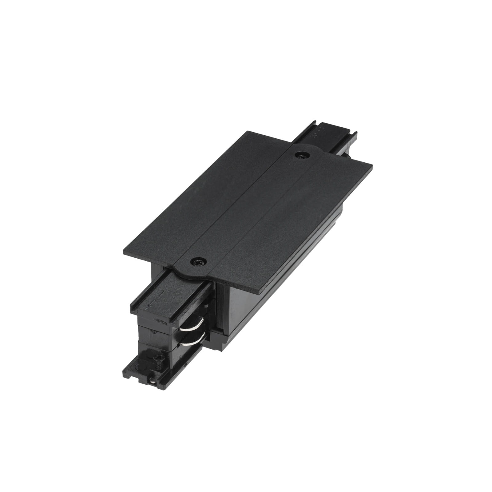 Łącznik liniowy zasilający do szynoprzewodów 3 fazowych podtynkowych czarny