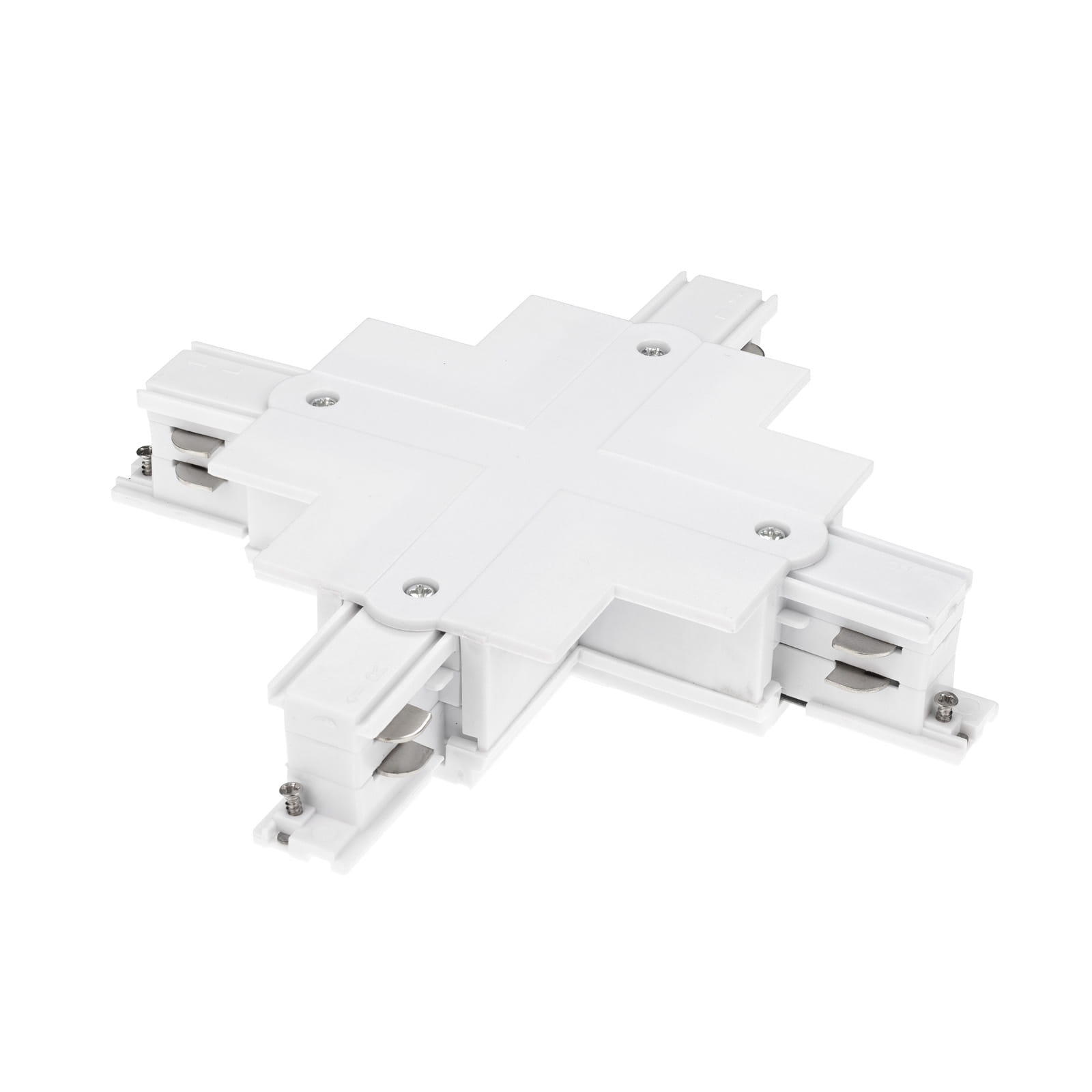 Łącznik X zasilający do szynoprzewodów 3-fazowych podtynkowych biały