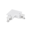 Łącznik kątowy zasilający do szynoprzewodów 3-fazowych podtynkowych biały