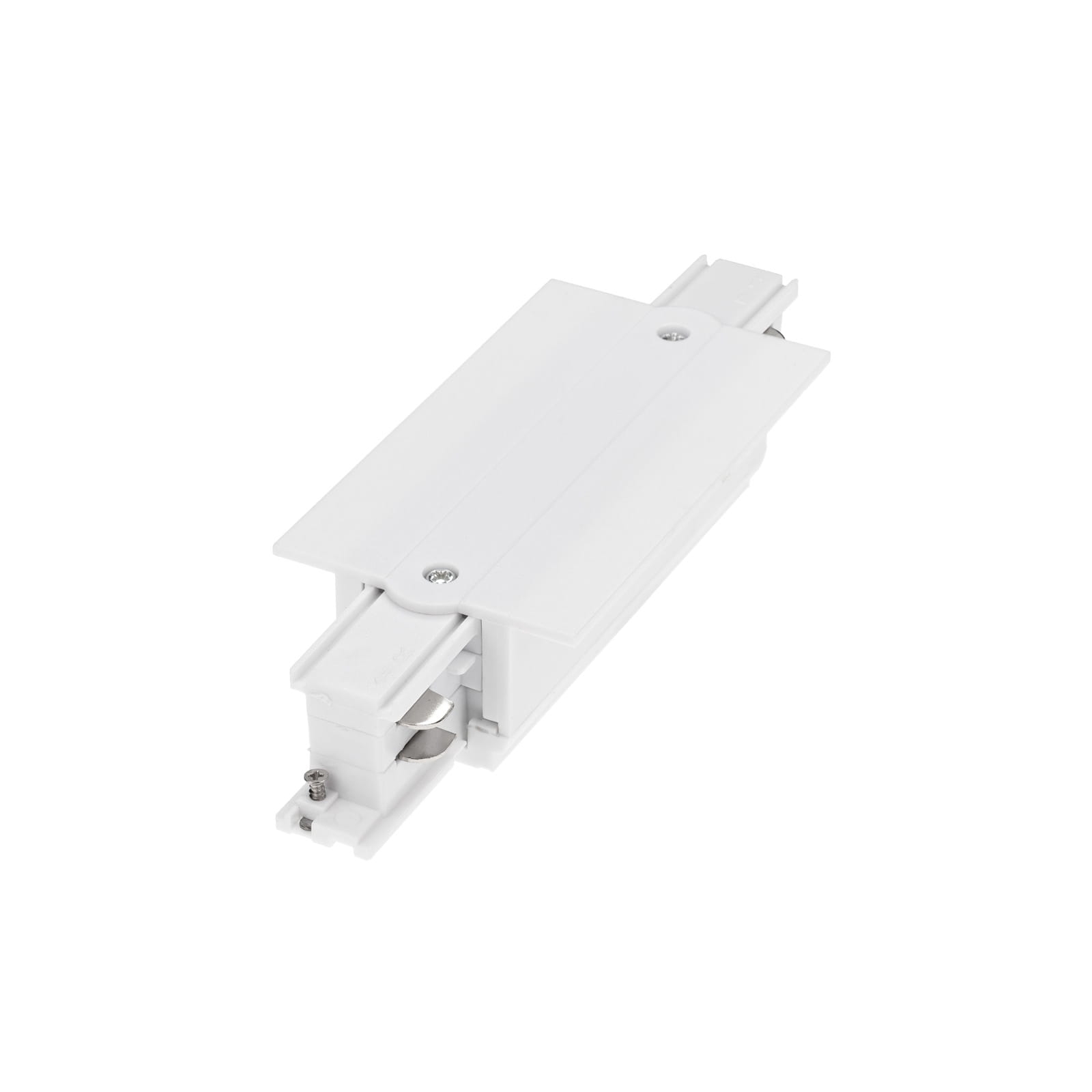 Łącznik liniowy zasilający do szynoprzewodów 3-fazowych podtynkowych biały